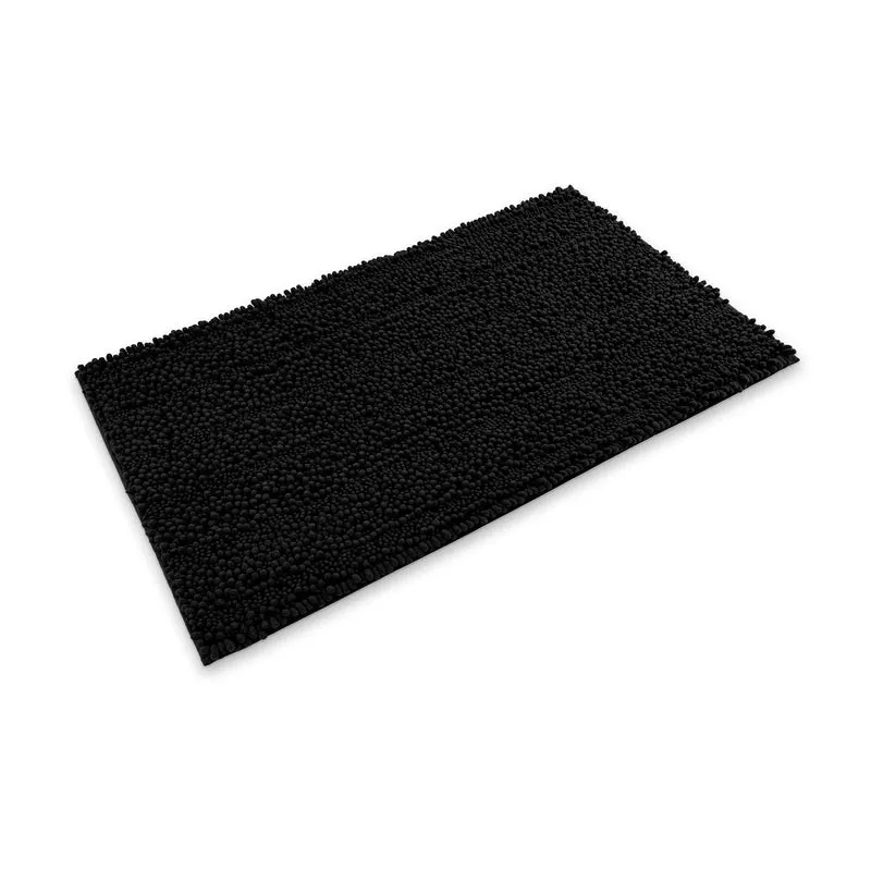 Badteppich Schwarz "Benno" WECONhome Basics