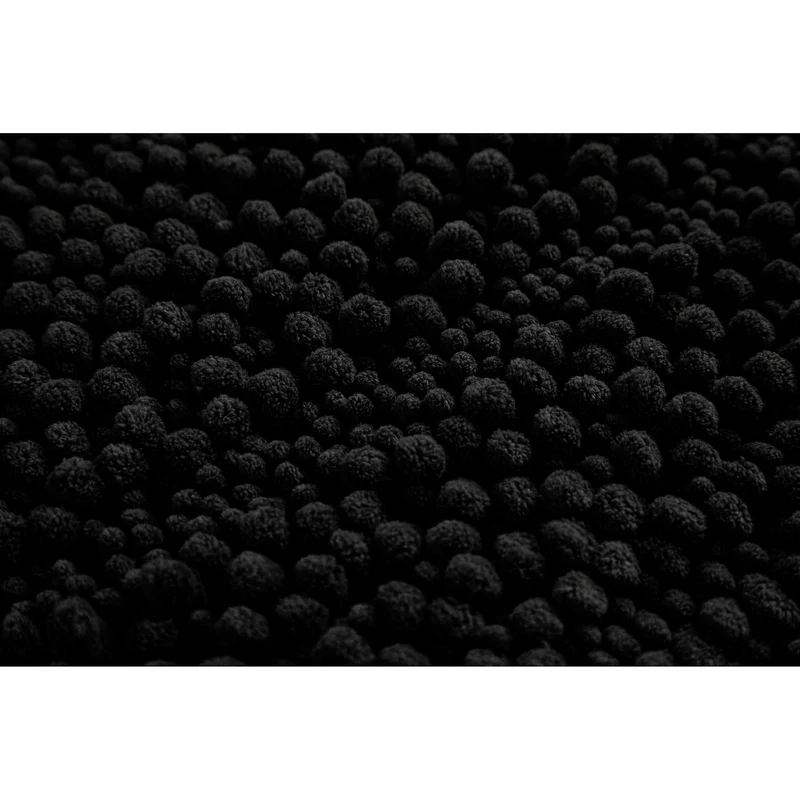 Badteppich Schwarz "Benno" WECONhome Basics