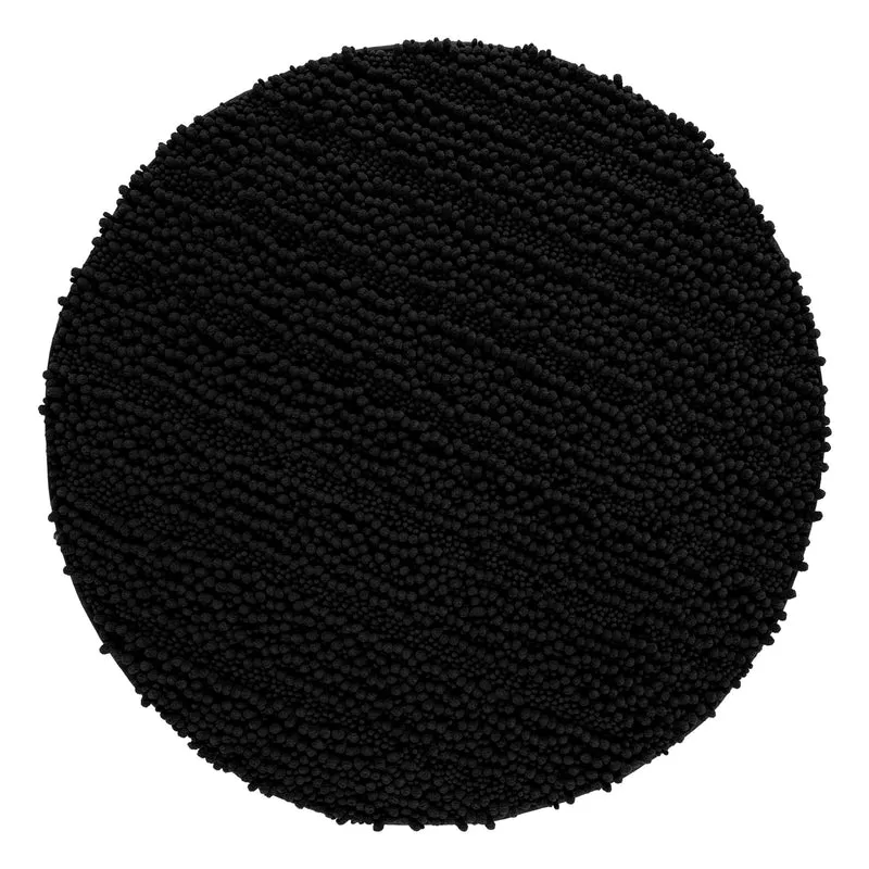 Badteppich Schwarz "Benno" WECONhome Basics