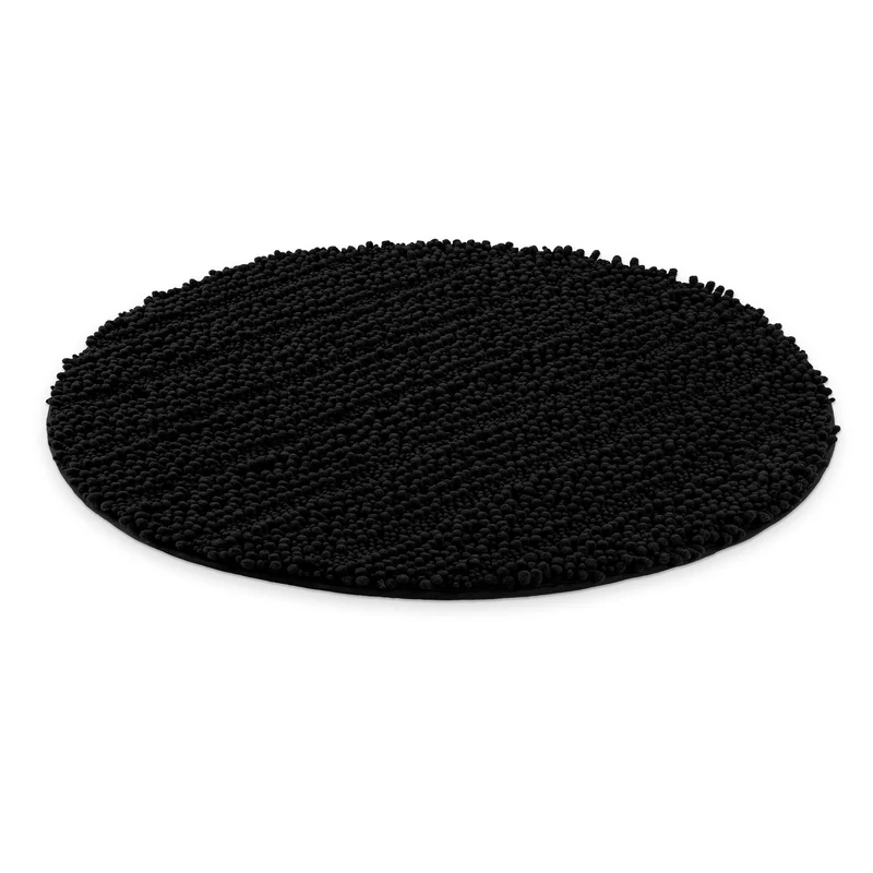 Badteppich Schwarz "Benno" WECONhome Basics