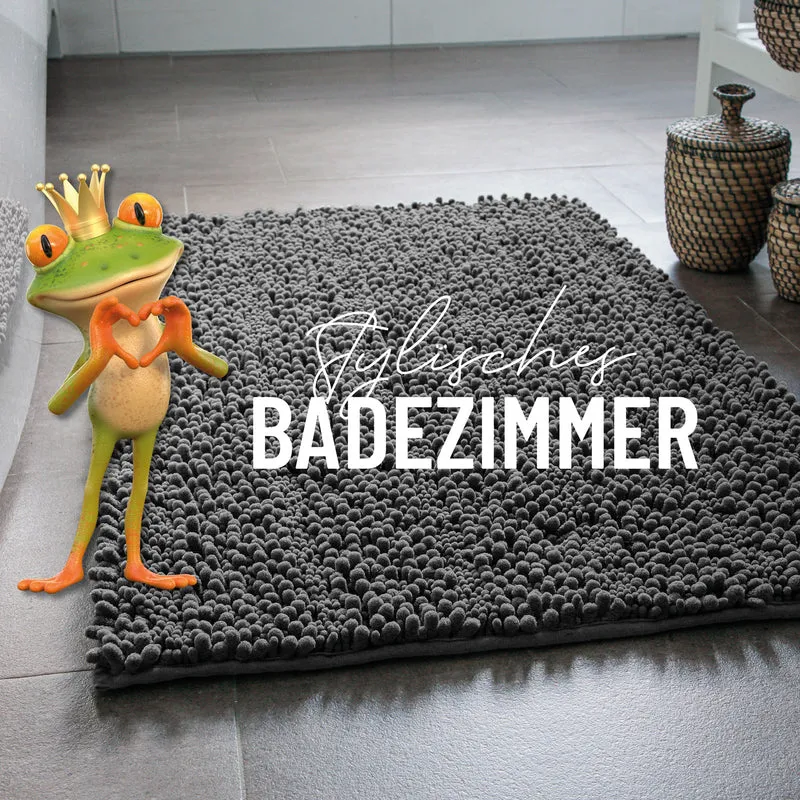 Badteppich Grau "Benno" WECONhome Basics