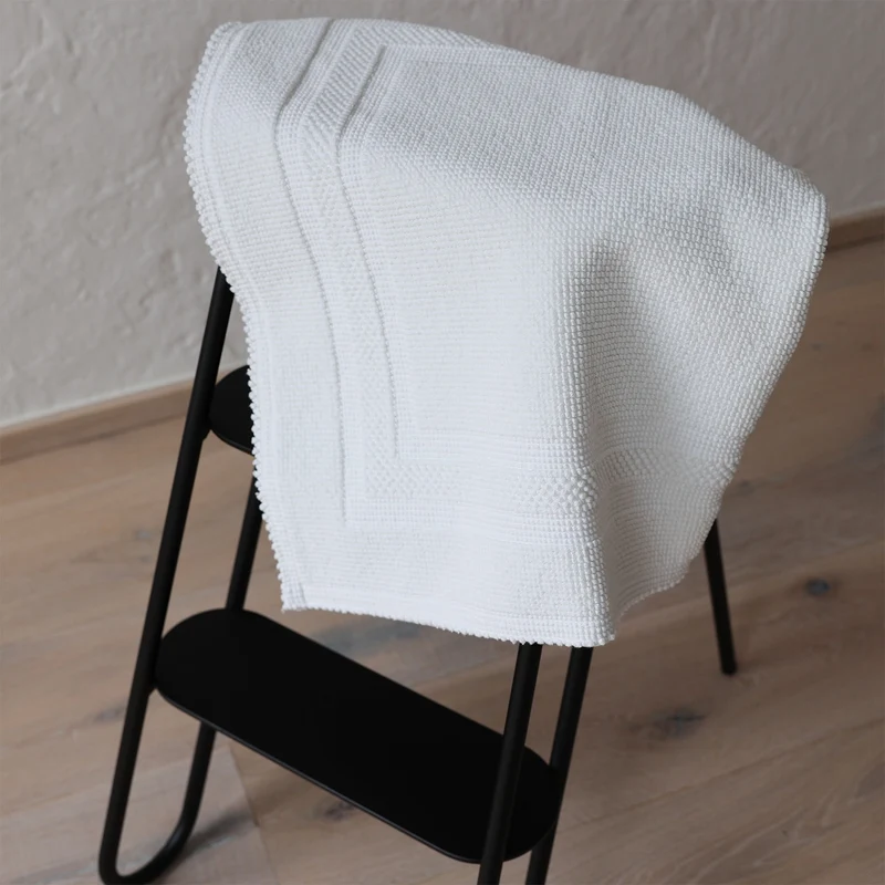 Rhomtuft Badteppich Gala Weiß