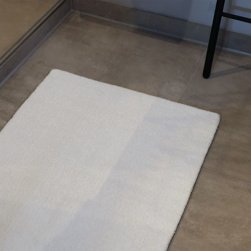 Rhomtuft Badteppich Pur Weiß