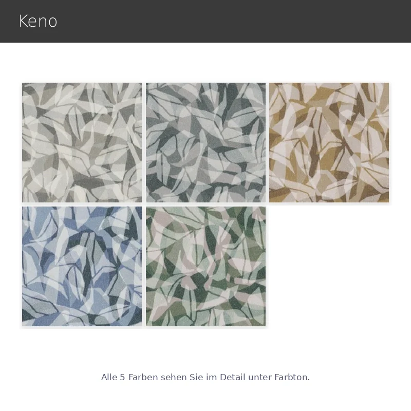 Keno – halbtransparenter Vorhang nach Maß mit abstraktem Bouclé-Muster modern grafisch