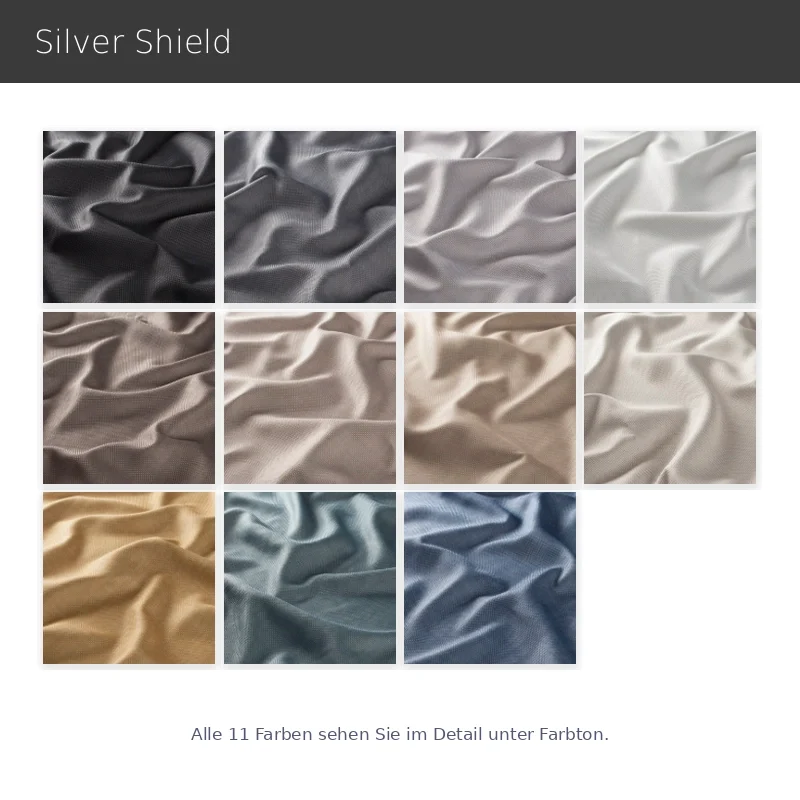 Silver Shield – Sonnen- und Wärmeschutz-Vorhang nach Maß mit reflektierender Aluminium-Rückseite