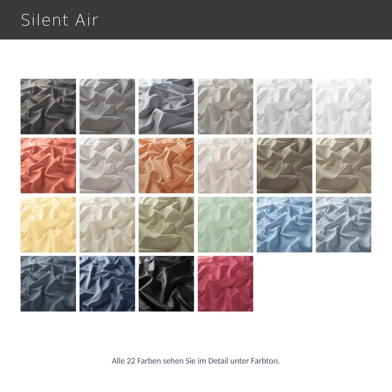 Silent Air – Akustik Vorhang weich fließend dicht gewebt Schallabsorbierend nach Maß