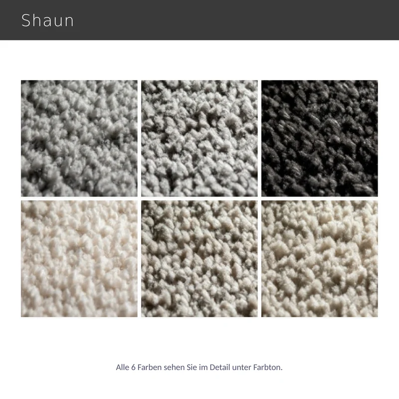 Shaun – kuscheliger Teppich nach Maß mit voluminöser Oberfläche rund eckig