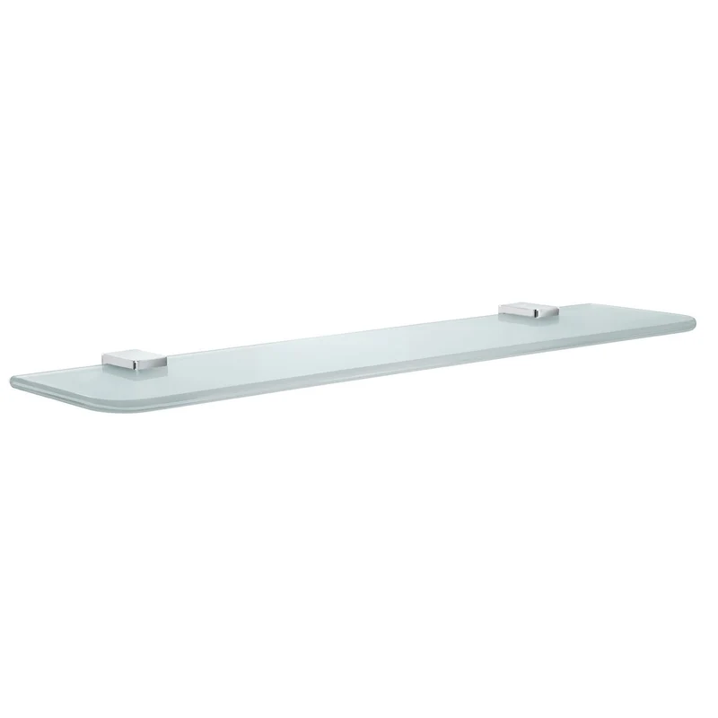 Smedbo ICE Badezimmerkonsole mit Mattglas-Ablage 600 mm, Chrom poliert, Art.Nr. OK347