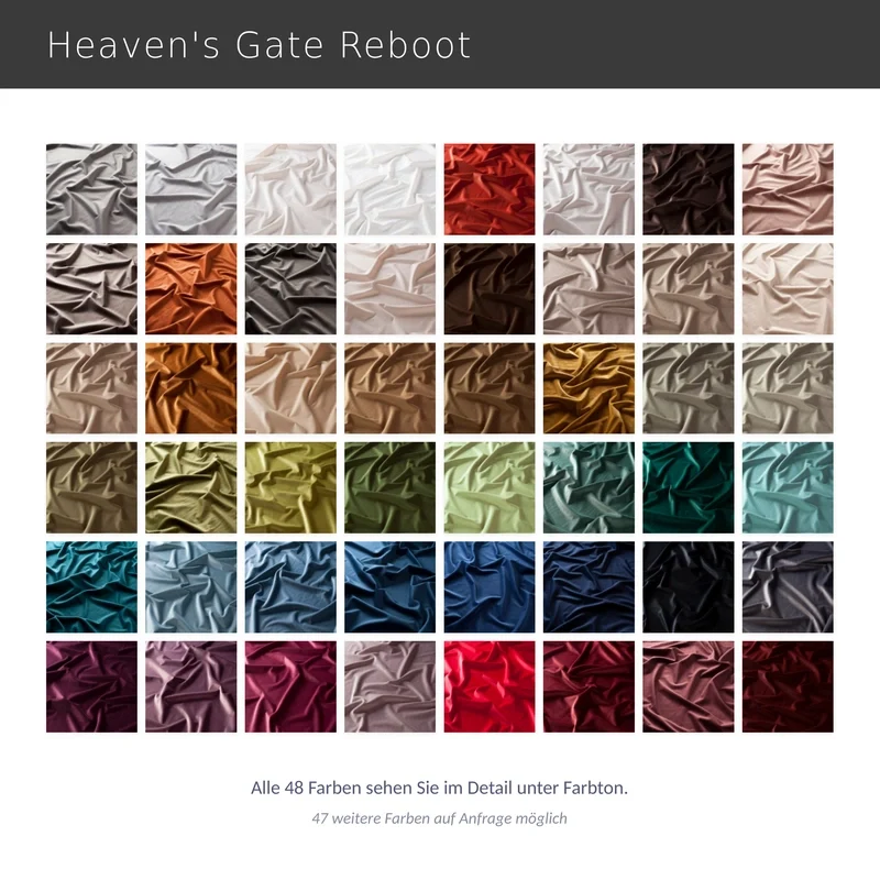 Heaven’s Gate – hochwertiger Samtvorhang nach Maß mit feinem Schimmer blickdicht