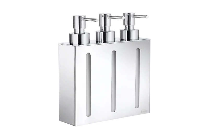 Seifenspender Wandmontage dreifach, 3x 250 ml, Art.Nr. 259