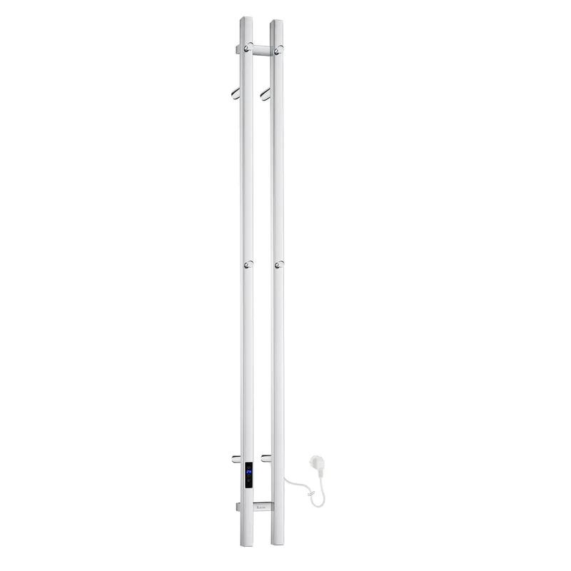 Smedbo DRY Handtuchwärmer elektrisch mit Timer, Vertikal, 120 x 1500 mm, Edelstahl poliert, Art.Nr. FK712