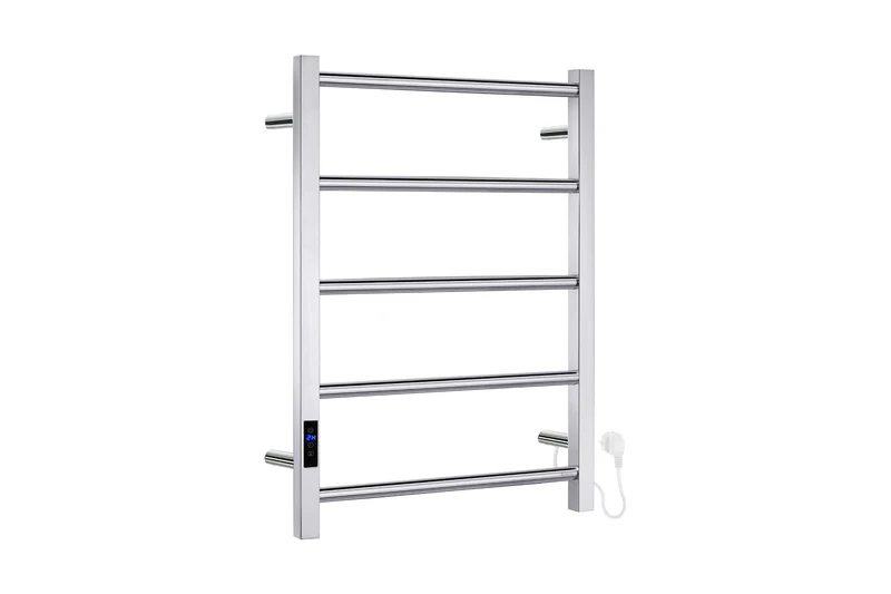 Smedbo DRY Handtuchwärmer elektrisch mit Timer, Kompakt, 500 x 689 mm, Schwarz oder poliert, Art.Nr. FK705