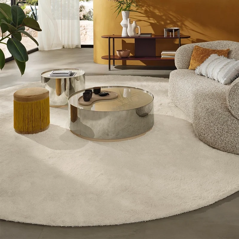 Savanna – hochwertiger weicher Hochflor-Teppich nach Maß natürliche Optik rund eckig