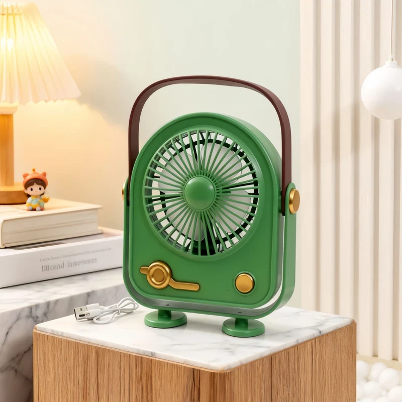 Dame Bærbar Bordvifte i Retro-design Luvikno