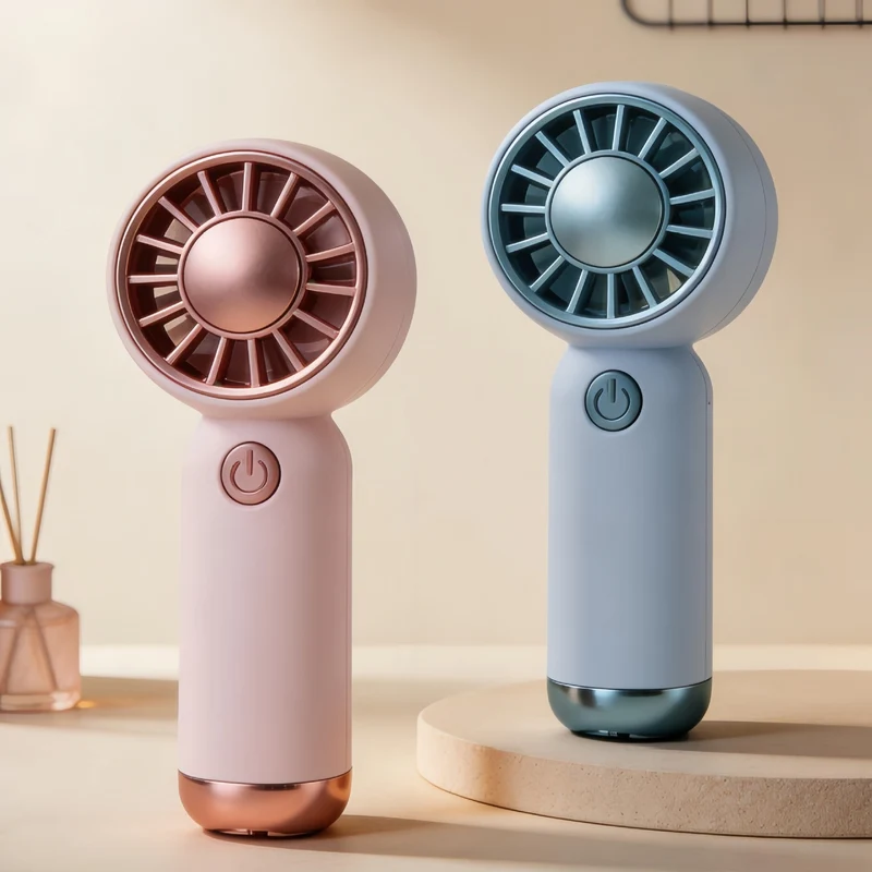 Damer Bærbar Mini-Ventilator med USB-ladefunksjon og ergonomisk design Luvikno