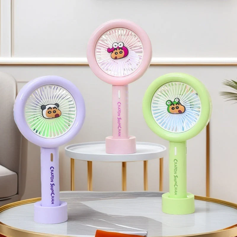 Dame Bærbar Mini-Ventilator med integrert LED-lys Luvikno
