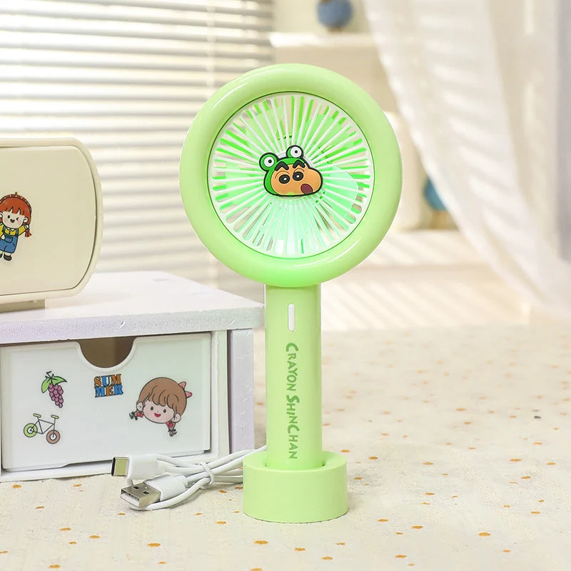 Dame Bærbar Mini-Ventilator med integrert LED-lys Luvikno