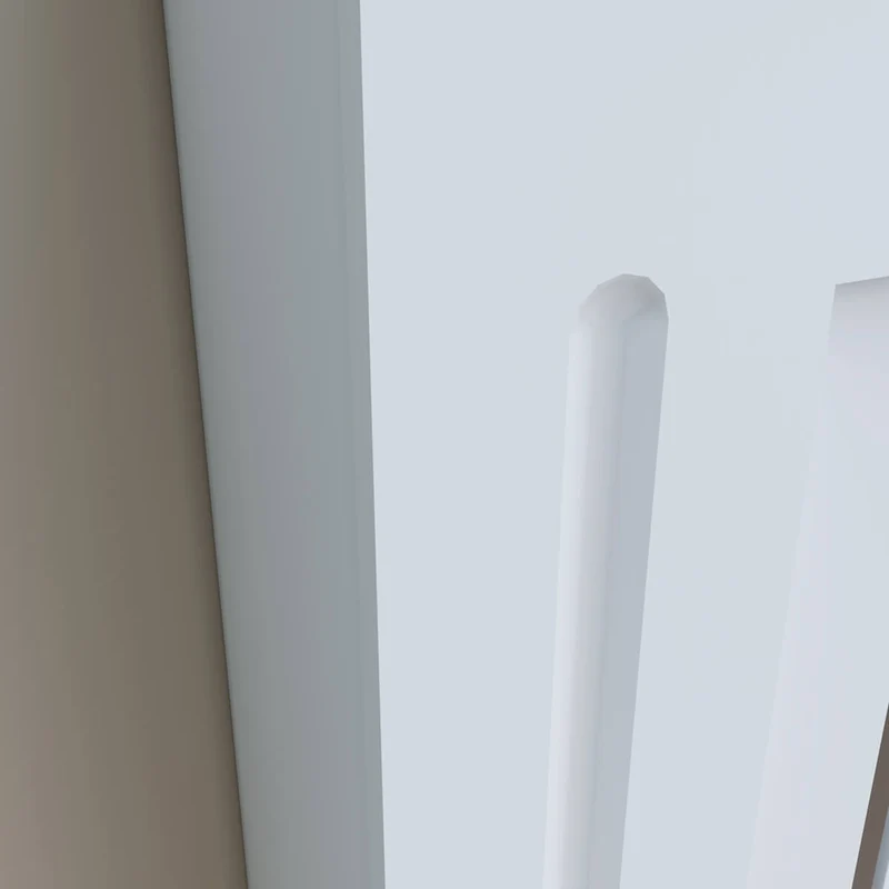 SONNI Heizkörperverkleidung Weiß Abdeckung Heizungsverkleidung Heizkörper MDF 152cm*19cm*81cm