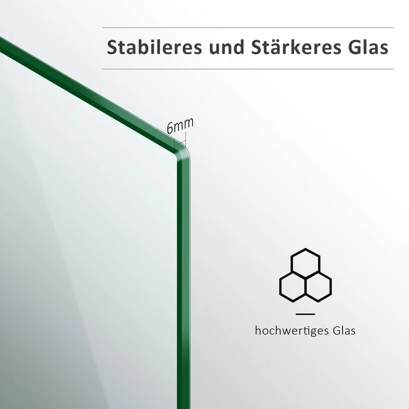 SONNI Duschwand für Badewanne Schwarz NANO-GLAS Badewannenaufsatz faltbar 80x140 cm(BxH) Duschabtrennung Badewanne