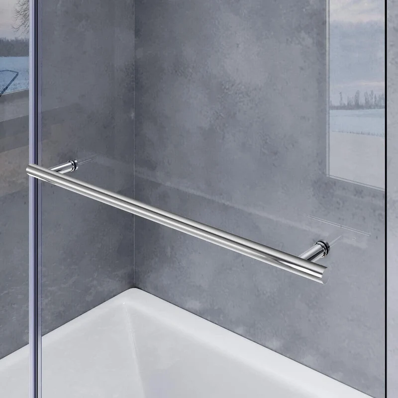 SONNI Badewannenaufsatz 2teilig Duschwand mit Seitenteil für Badewanne Duschkabine New