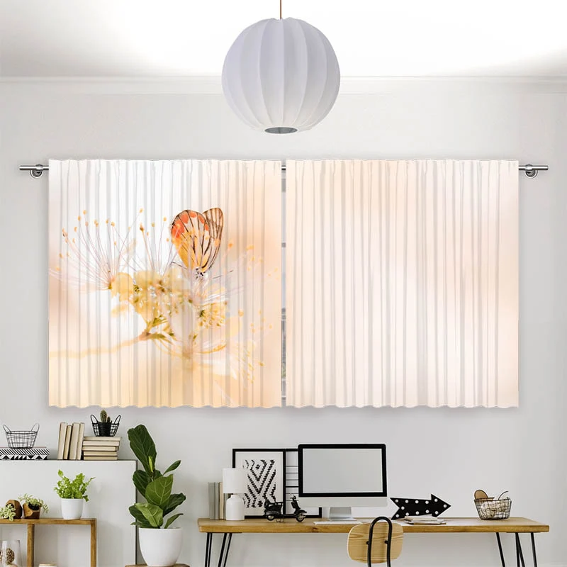 Vorhang Motiv "Schmetterling auf Bleute"