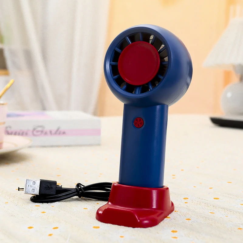 Dame Bærbar Mini Håndvifte med USB-tilkobling Luvikno