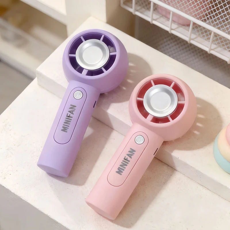 Dame Bærbar Håndvifte med innebygd LED-lys og ergonomisk design Luvikno