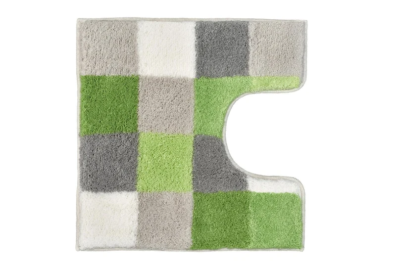 WC-Vorleger CARO Distel 55 x 55 cm mit Ausschnitt