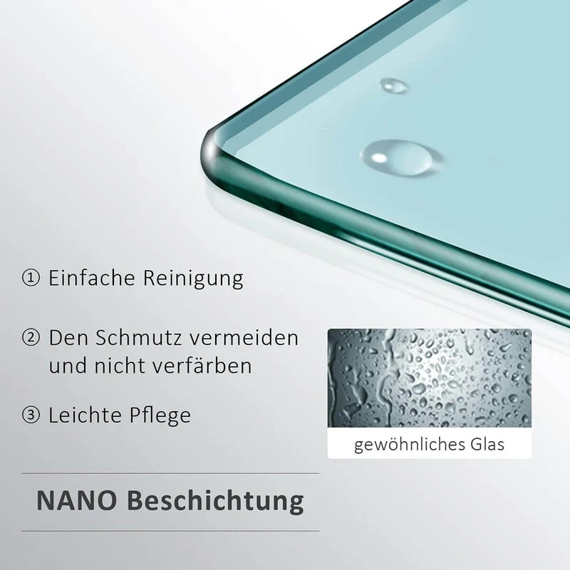 SONNI Duschwand für Badewanne mit schwarzem Gitterdesign NANO-GLAS Badewannenaufsatz faltbar 80x140 cm(BxH) Duschabtrennung Badewanne