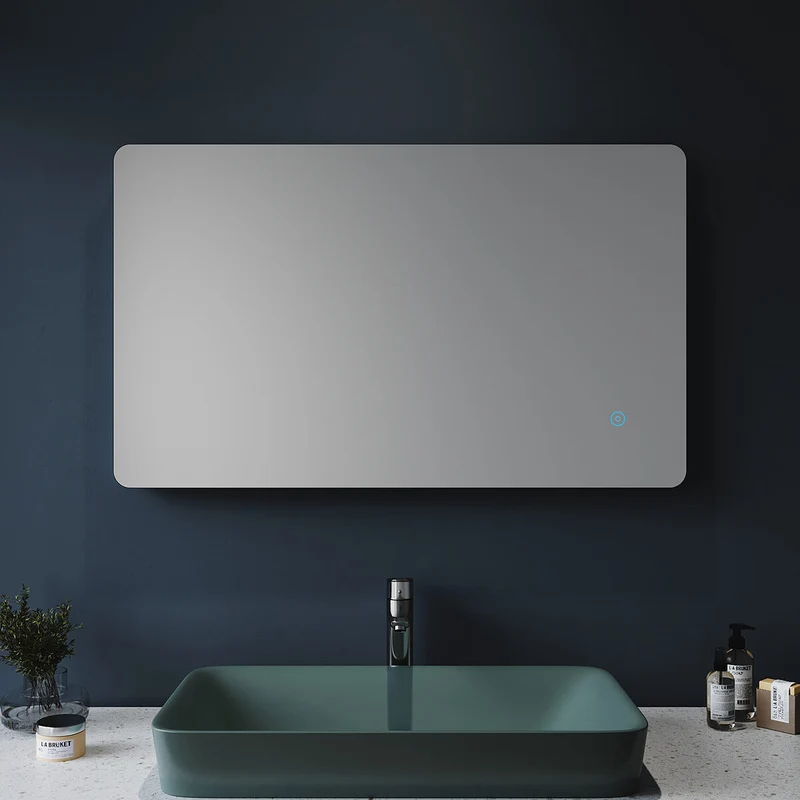 SONNI Badezimmer LED Spiegel Badspiegel mit Beleuchtung Touchschalter 100x60cm GTBM0816