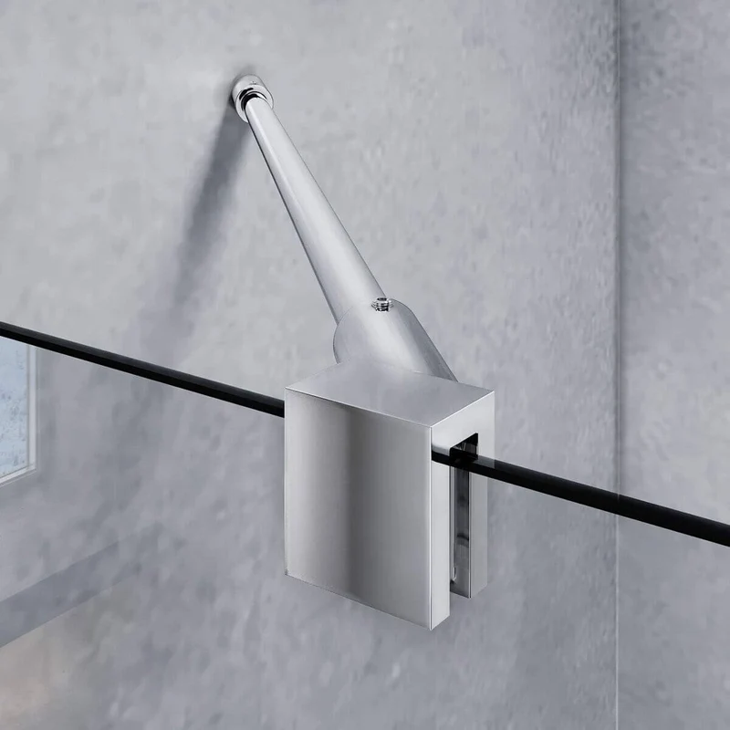 SONNI Badewannenaufsatz 2teilig Duschwand mit Seitenteil für Badewanne Duschkabine New