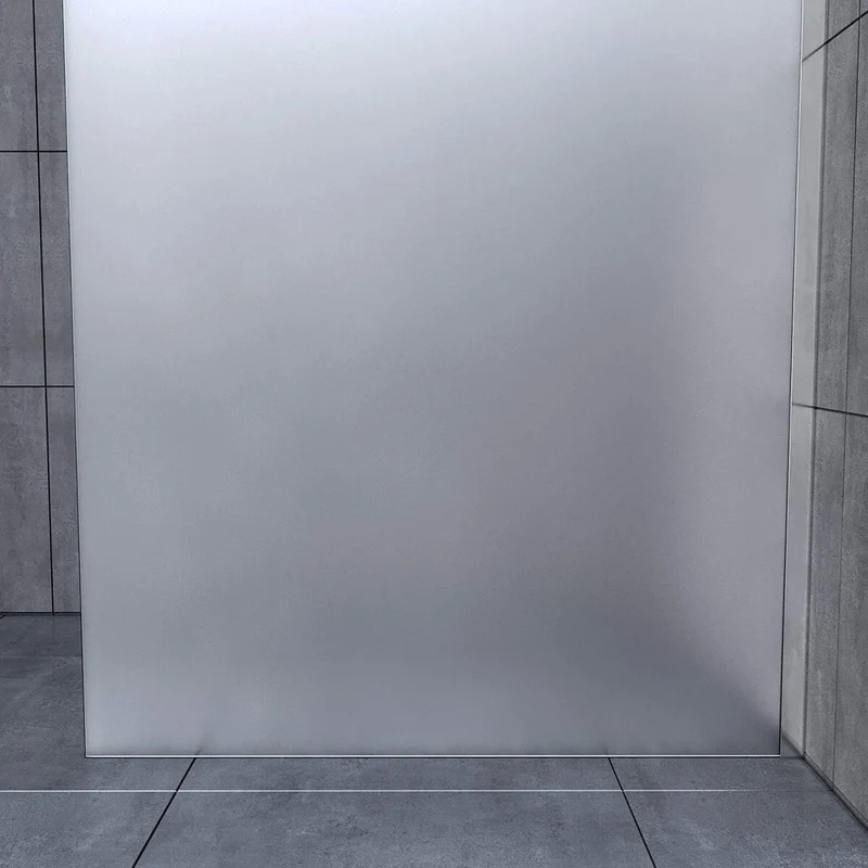 SONNI Walk In Dusche Duschabtrennung Duschwand Nano Vollsatiniert ESG-Glas Glasstärke 8/10mm Breite 80-160cm