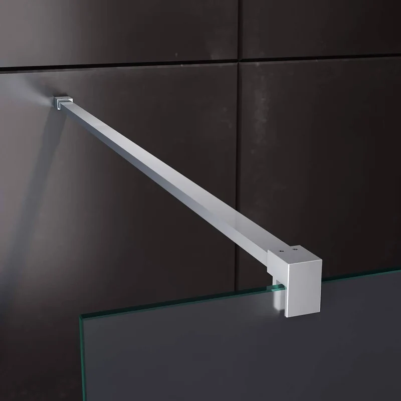 SONNI Walk In Dusche Duschabtrennung Duschwand Nano Vollsatiniert ESG-Glas Glasstärke 8/10mm Breite 80-160cm