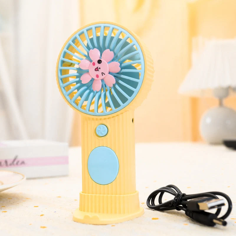 Damer Bærbar Håndvifter med Blomsterdesign Luvikno