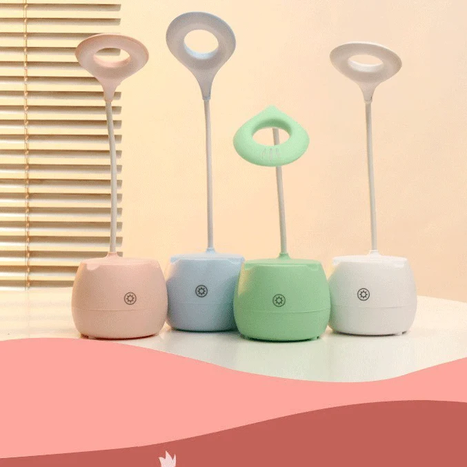Dame LED skrivebordslampe med fleksibel arm Luvikno