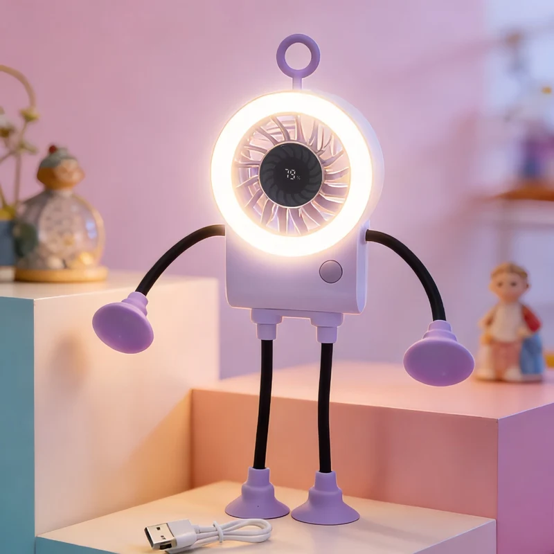 Dame Kreativ Bordvifter med LED-belysning og fleksibel feste Luvikno