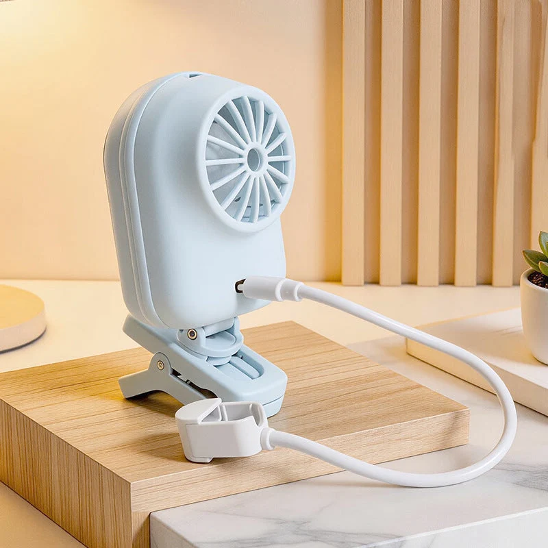 Dame Klemmluftfjerner med USB-tilkobling og fleksibel feste Luvikno
