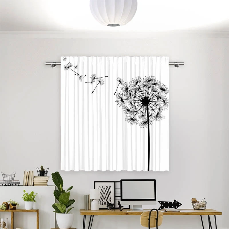 Vorhang Motiv "Pusteblume Grafik"