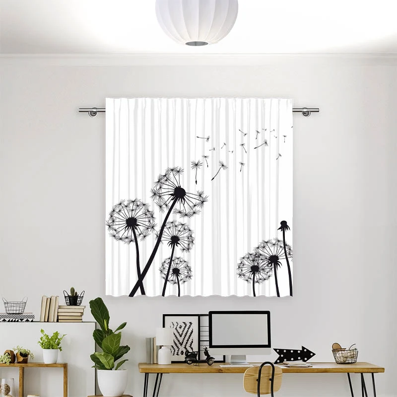 Vorhang Motiv "Pusteblumen Grafik"