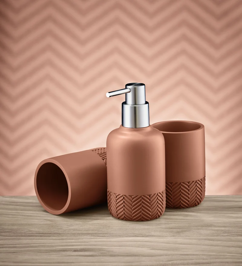Seifenspender HERRINGBONE Terrabraun