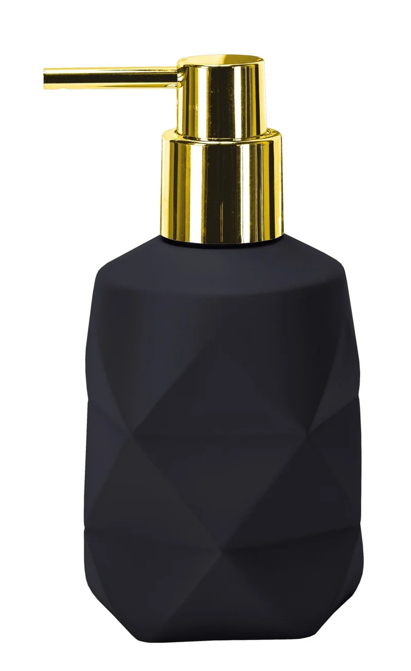 Seifenspender GOLDEN CRACKLE Schwarz