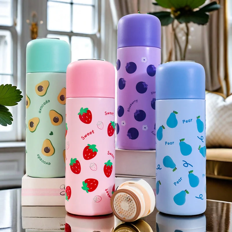 Dame Isolert drikkeflaske med fruktig design Luvikno