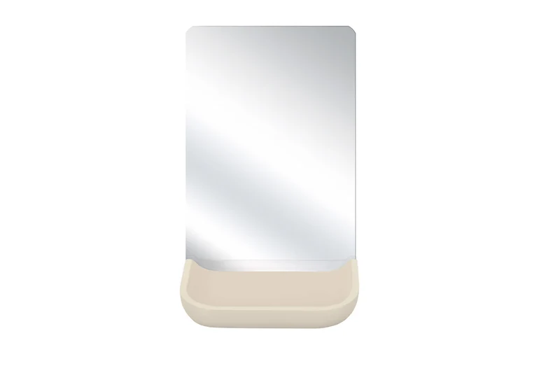 Kosmetikspiegel TRAY MIRROR Sandbeige