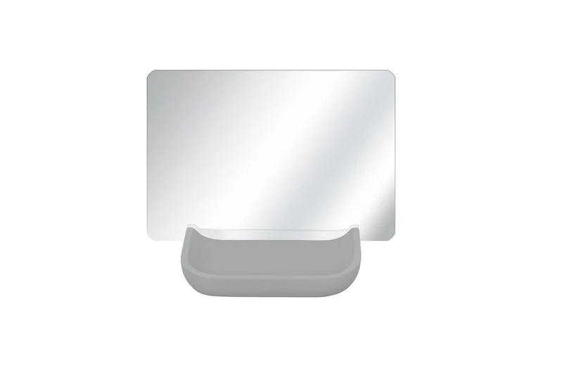 Kosmetikspiegel TRAY MIRROR Platinfarben