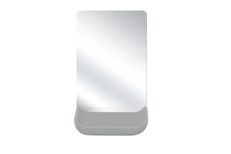 Kosmetikspiegel TRAY MIRROR Platinfarben