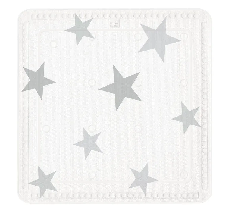 Duscheinlage STARS Silbergrau 55 x 55 cm
