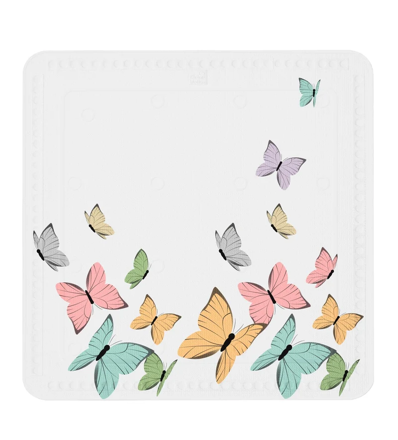 Duscheinlage BUTTERFLIES Multicolor 55 x 55 cm