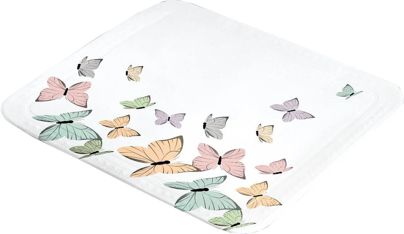 Duscheinlage BUTTERFLIES Multicolor 55 x 55 cm