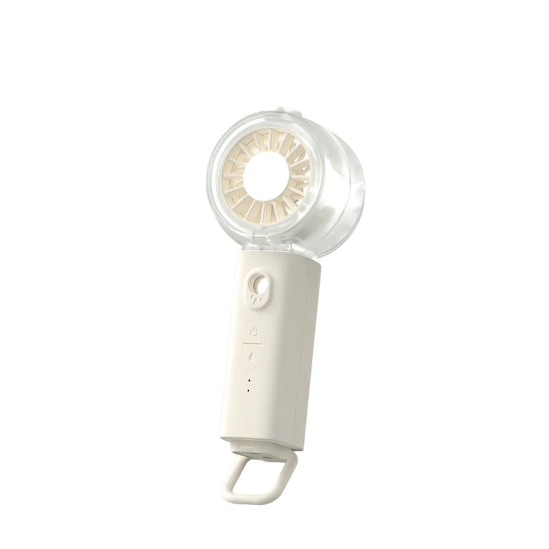 Unisex nan tragbarer Mini-Ventilator med spraytåke funksjon og USB-batteri Luvikno