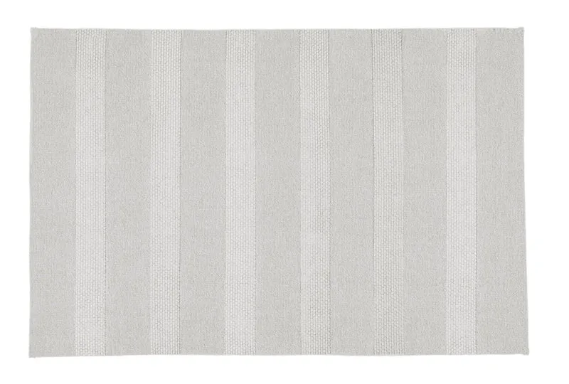 Badteppich TIKKA Silbergrau 60 x 90 cm